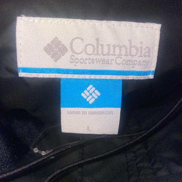 black columbia rain jacket -worn ONCE- L - Picture 6 of 6